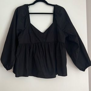 Banana republic - black long sleeve shirt